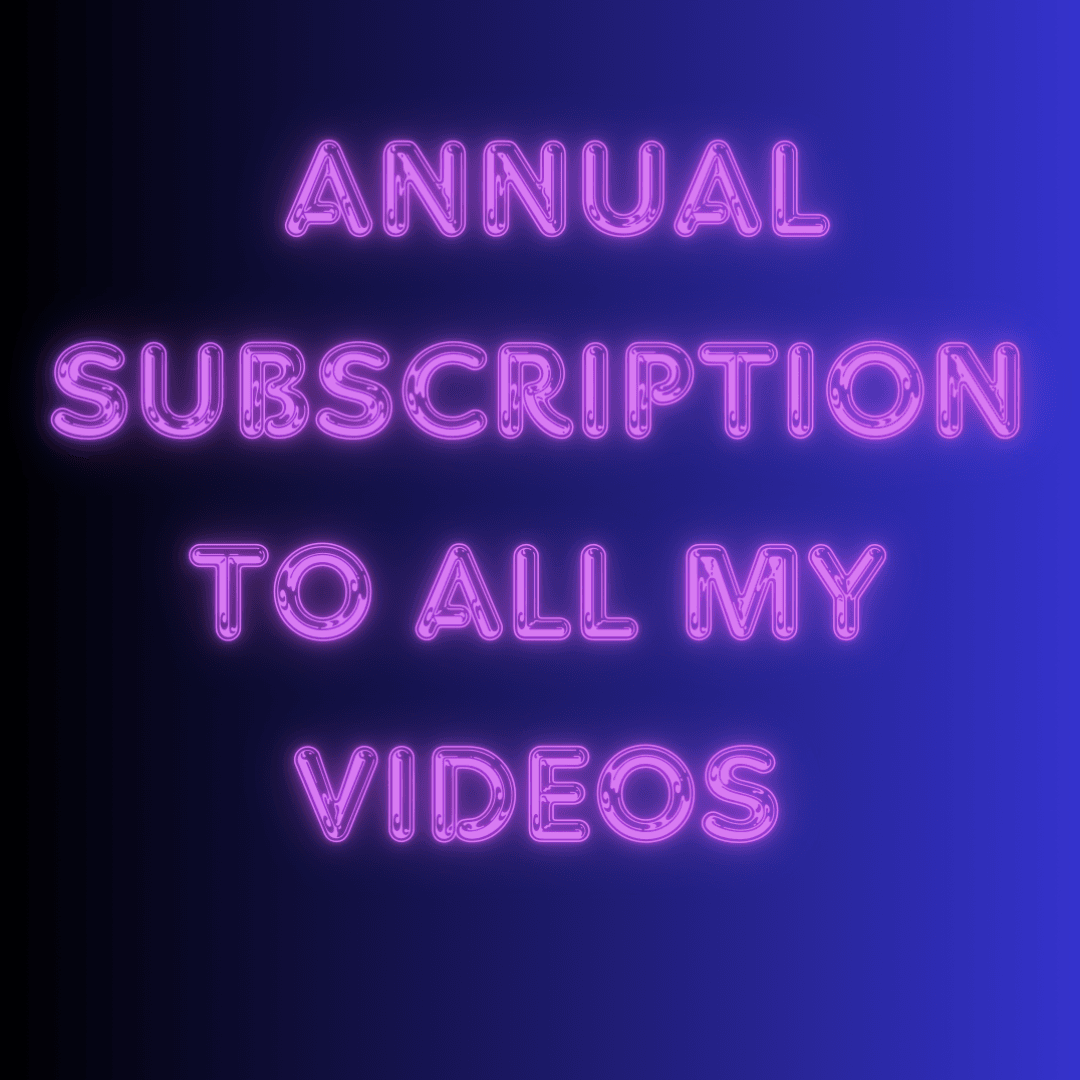 Annual subscription to all my videos