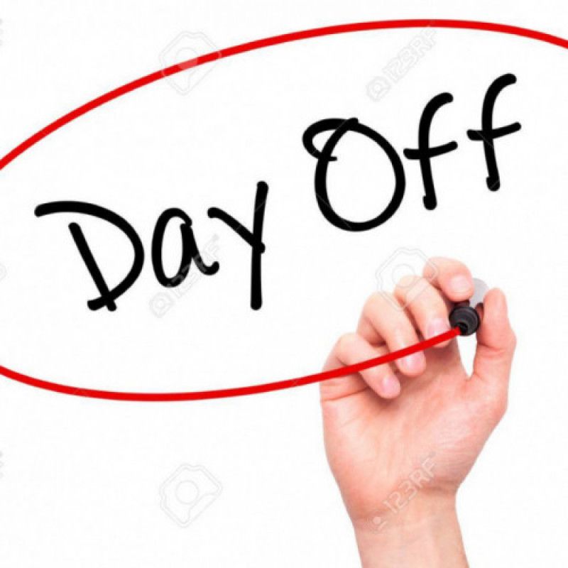 One day off