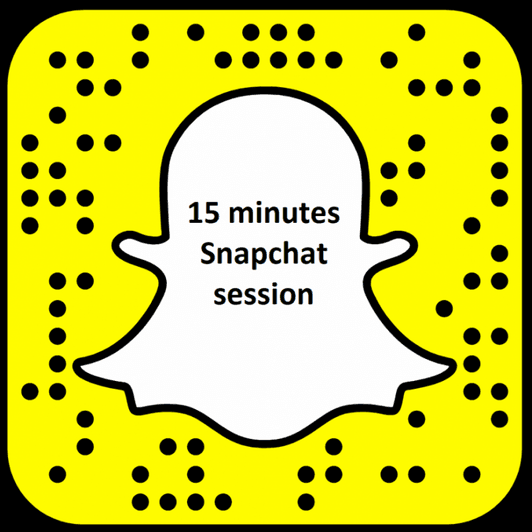 15 min Snapchat session