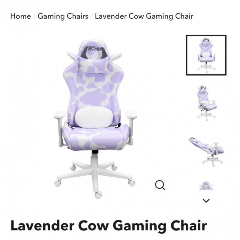 Cow Computer Chair For Mommy