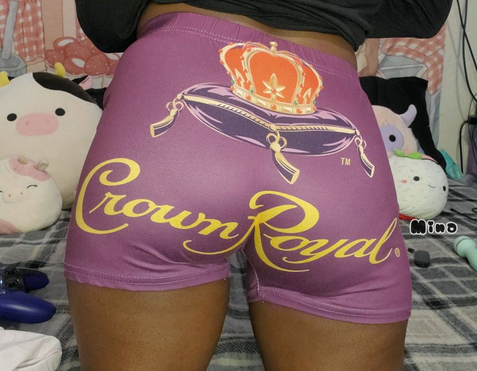 Worn Crown Royal Shorts