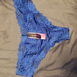 Blue cheeky panties