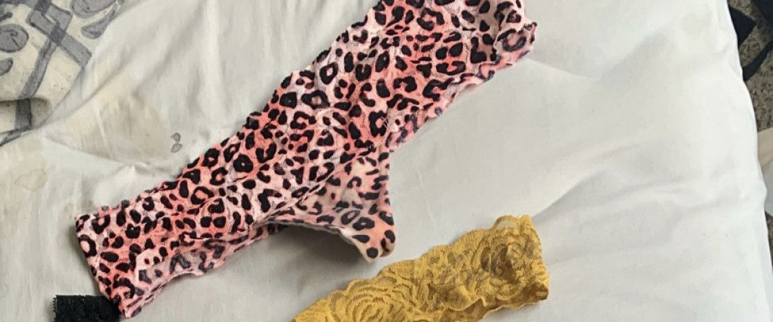 Pink Cheetah thong