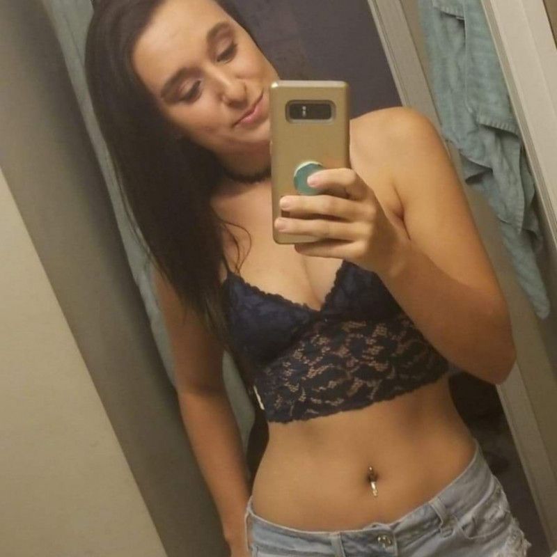 Blue bralette plus vid wearing it