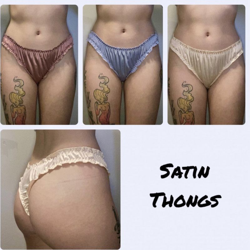 Satin Thongs