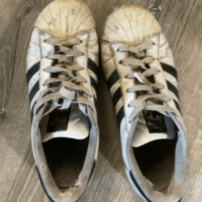 Worn out shoes