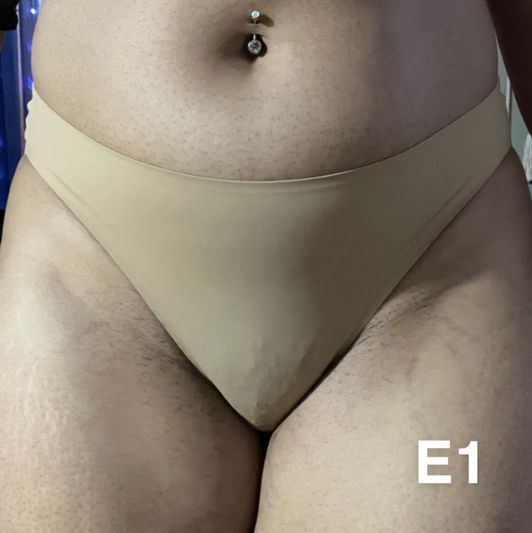 Too small Worn Fenty Nude panties E1