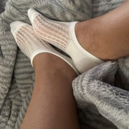 White lace socks