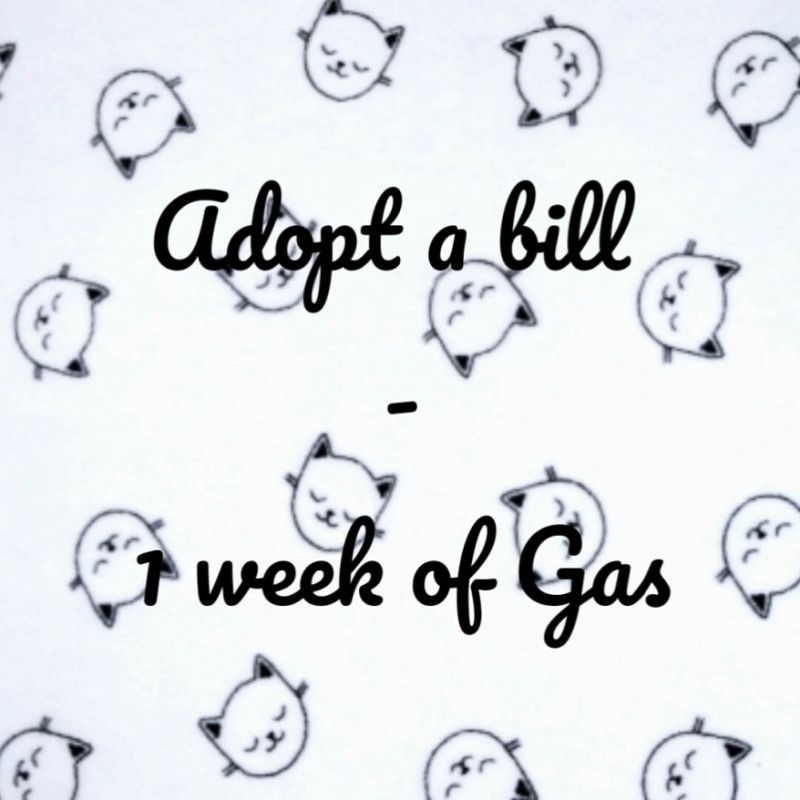 1 week of Gas ADOPT A BILL