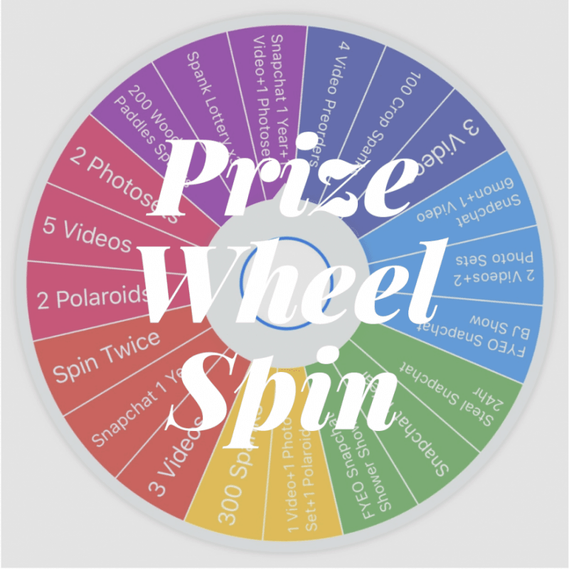 Spin The Prize Wheel