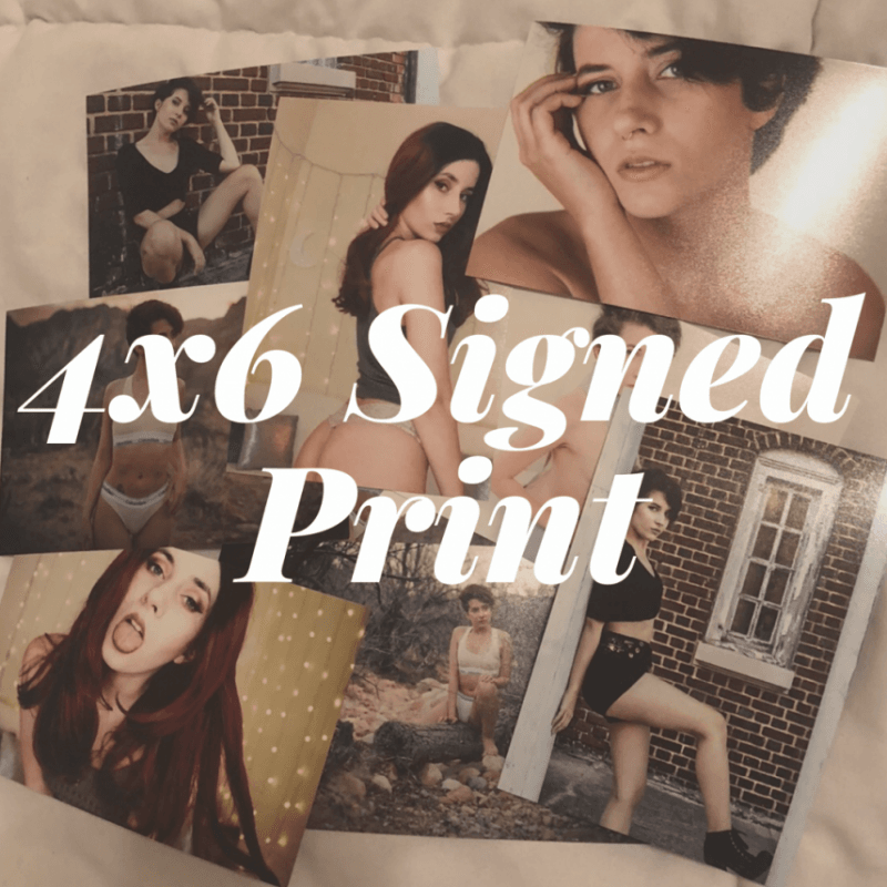 4x6 Signed Print