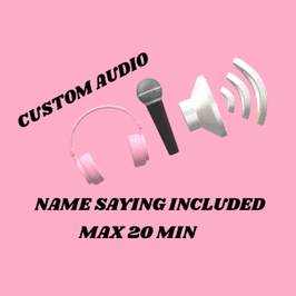 CUSTOM AUDIO 20 MIN MAX