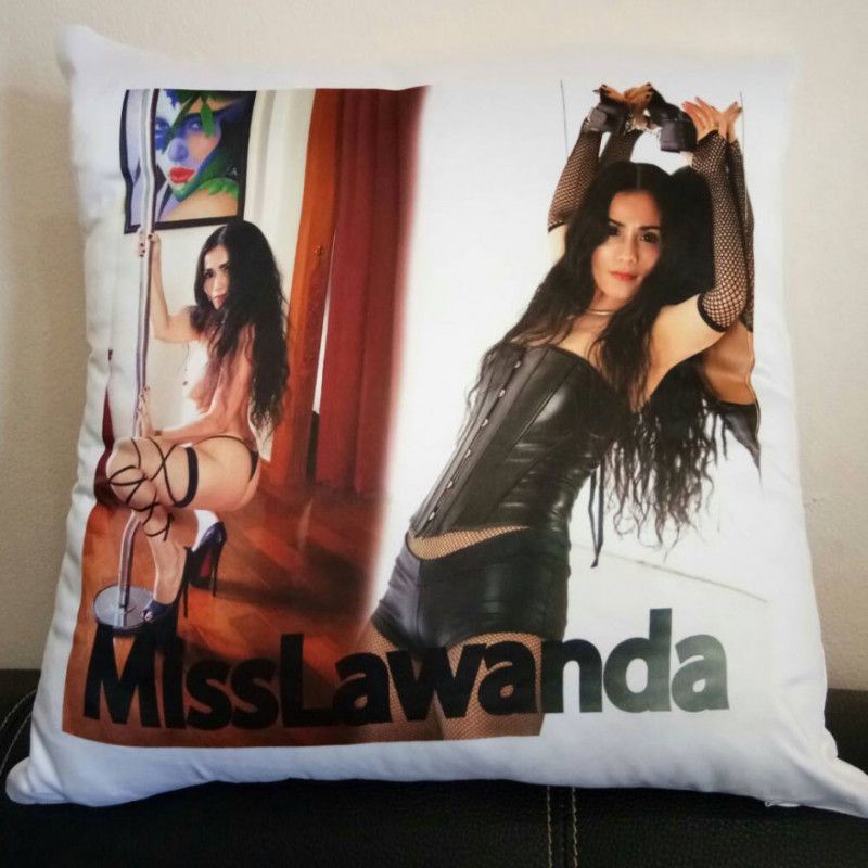 Custom Pillow with 2 Portraits Ur Choice