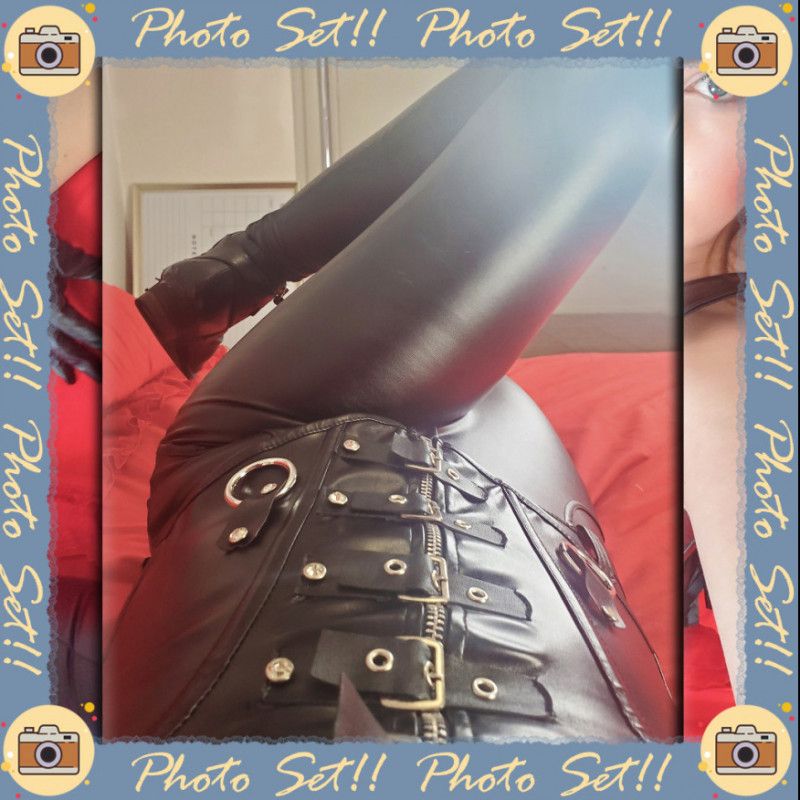 Leather Dominatrix Photo Set