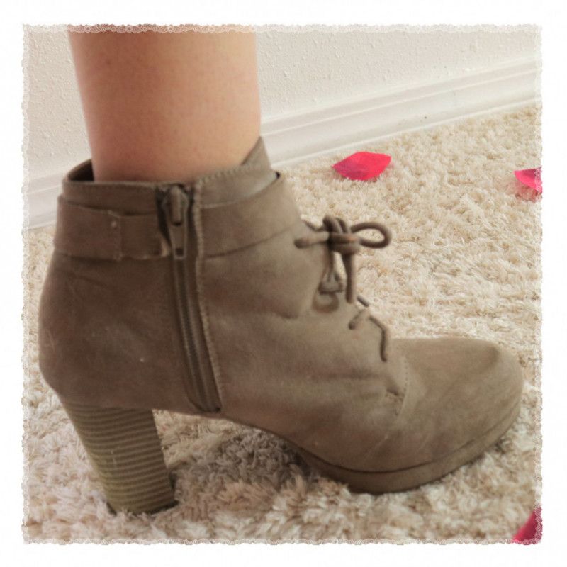 Worn Brown Ankle Boots