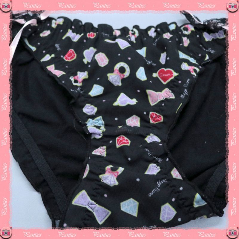 Black Jewel Print Panty