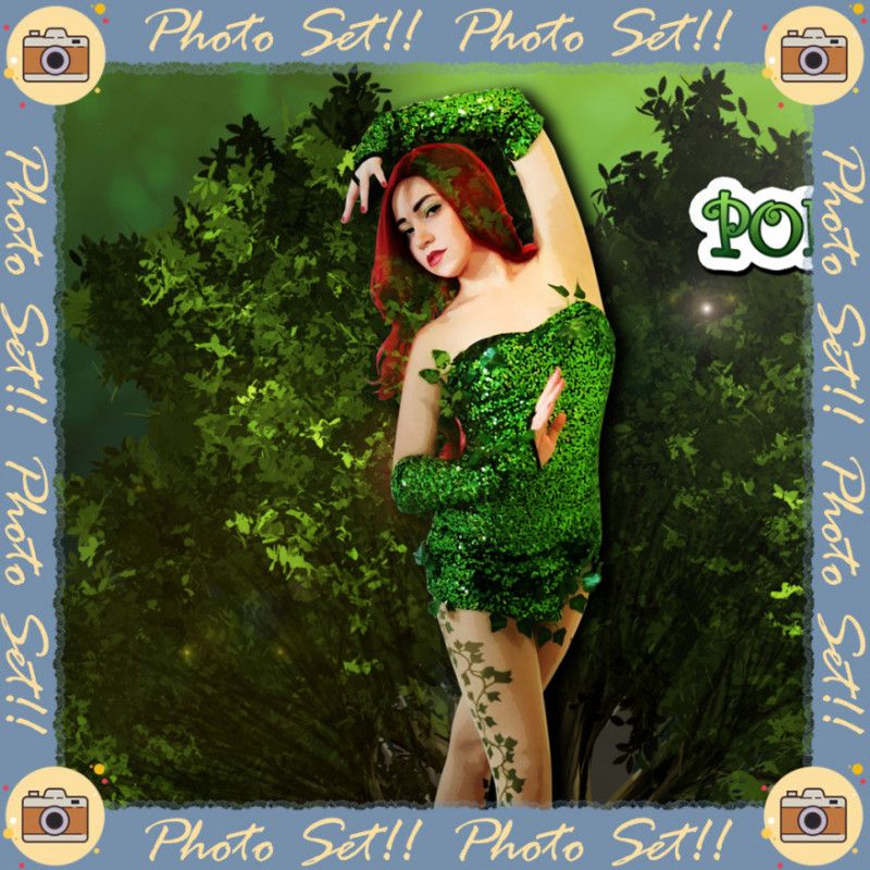 Poison Ivy Cosplay Photo Set