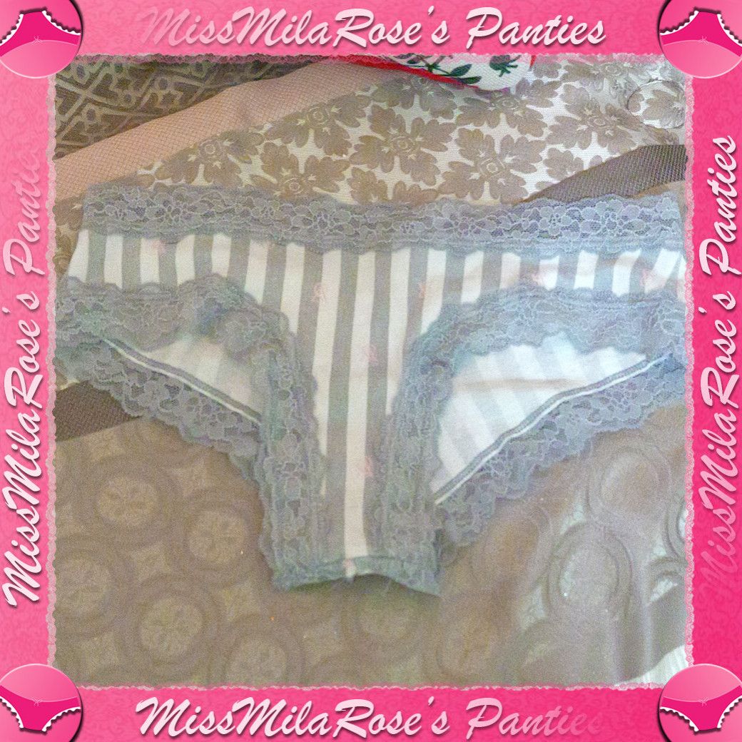 Victoria Secret Lacey Striped Panty