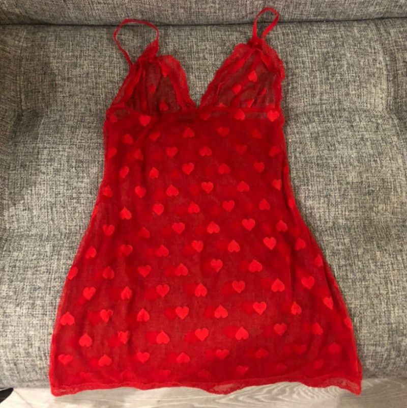 Sexy nightwear with hearts