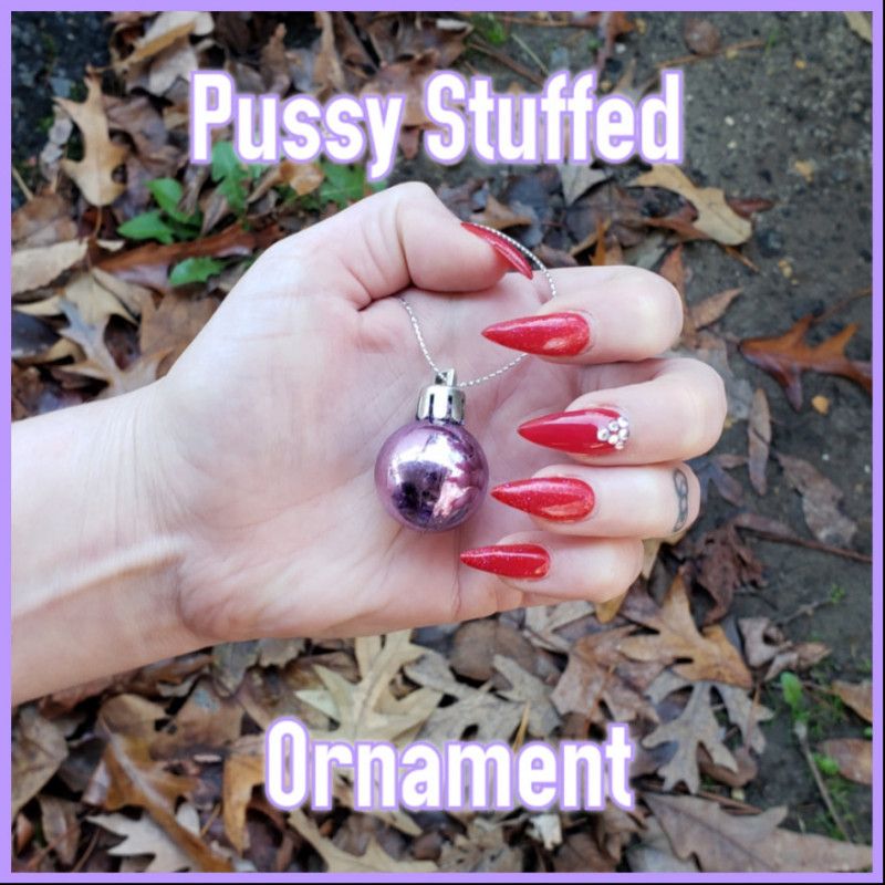 Pussy Stuffed Ornament