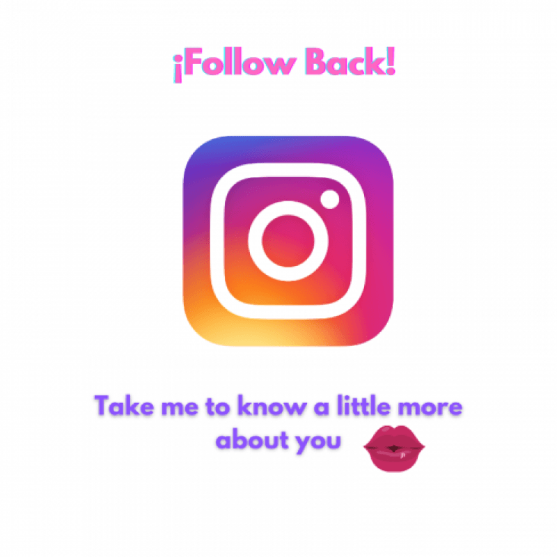 Follow back on Instagram