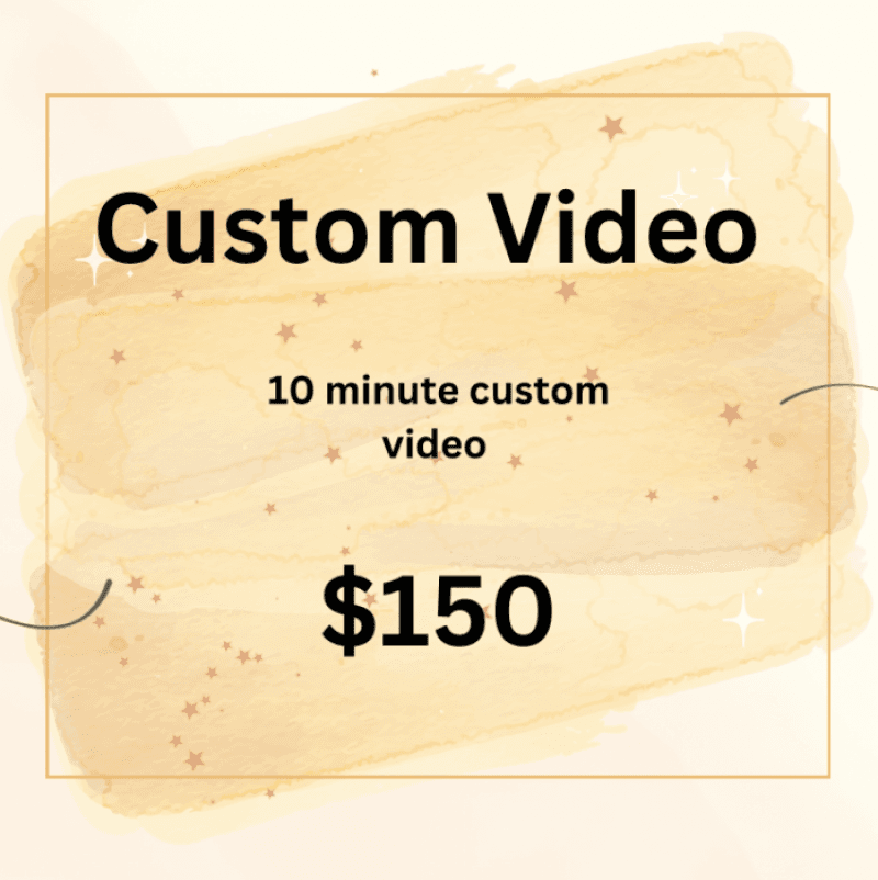 10 minute custom video