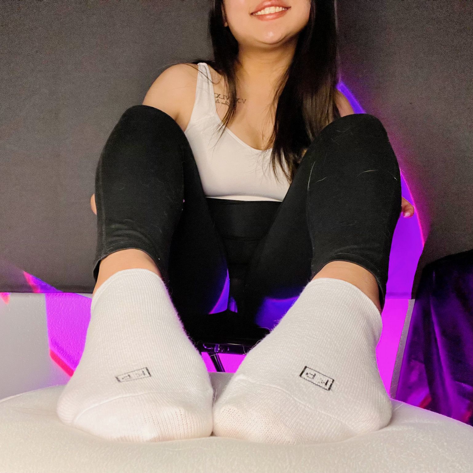 WHITE KB SOCKS