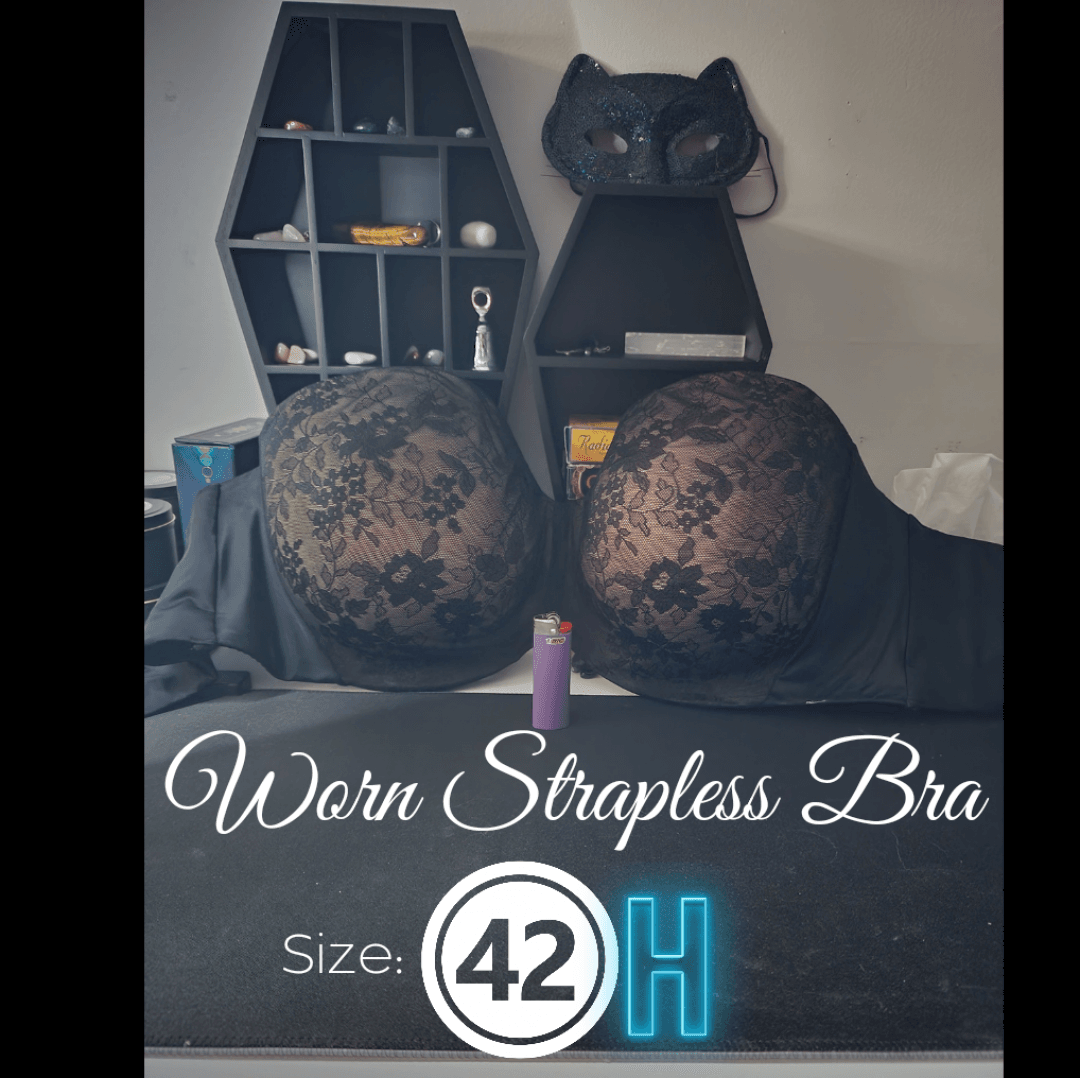 Worn Strapless Bra