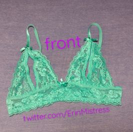 Aqua Lace Nippless Bralette