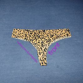 Leopard Print Thong