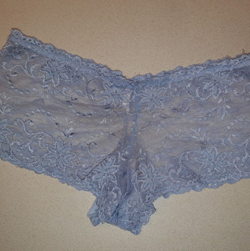 MaryJanes used lacy panties baby blue