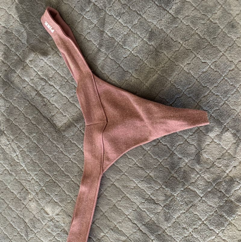 Worn Pink Thong