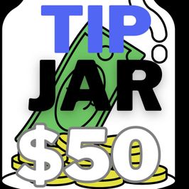 Tip jar 50