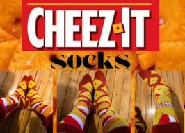 XL CheezIt socks