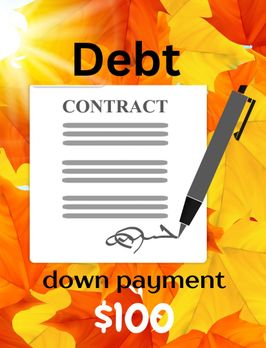 Debt contractdown payment