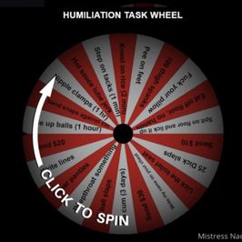 Humiliation Task Spin Wheel