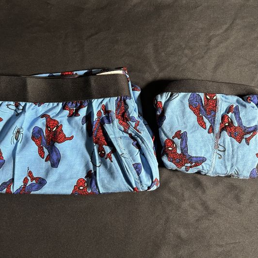 SPIDERMAN UNDIES from MY BBC and ME plus CLIP