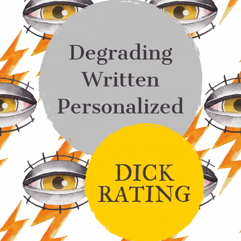 Humiliation Dick Rating Degrading Your Cock is My Pleasure