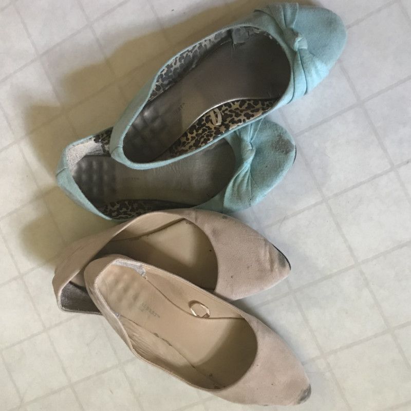 2 Pairs FILTHY Flats