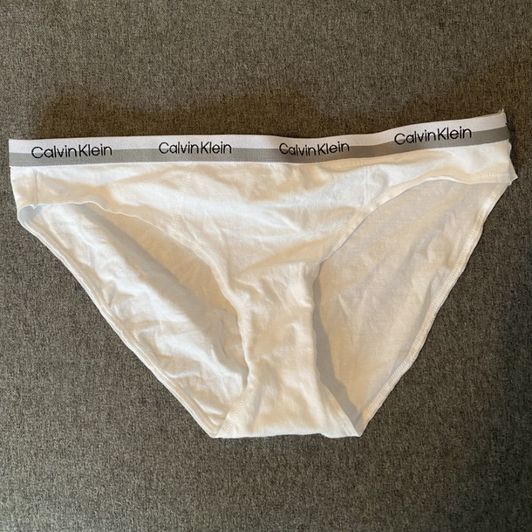 White Calvin Klein Panties