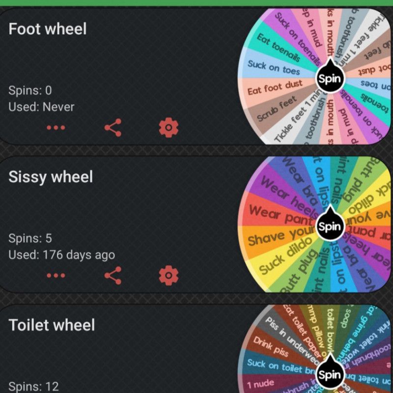 Wheel spins