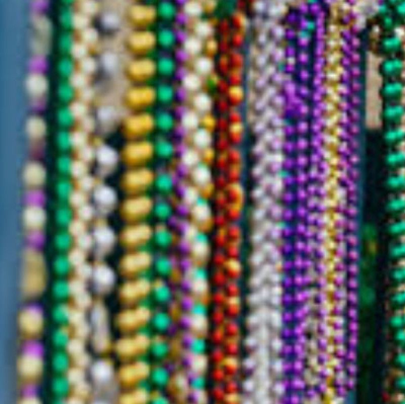 Mardi Gras Beads I got flashing