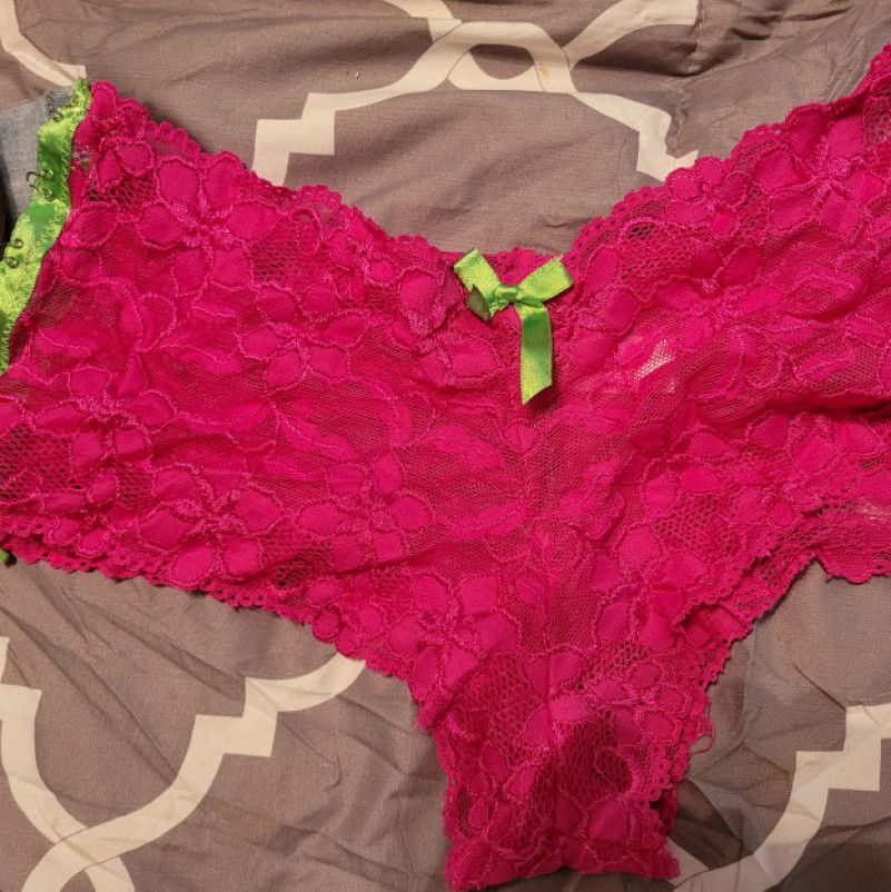 Lace Hot Pink Boyshort