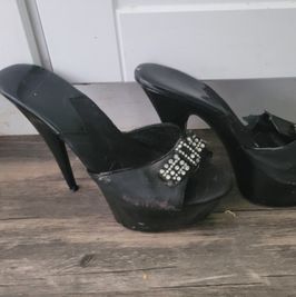 Well Worn Stripping Heels