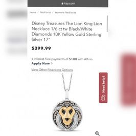 Gift Me ! Lion Pendant from Kay Jewelers