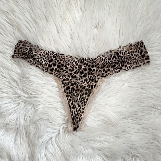 Cheetah Thong Panties