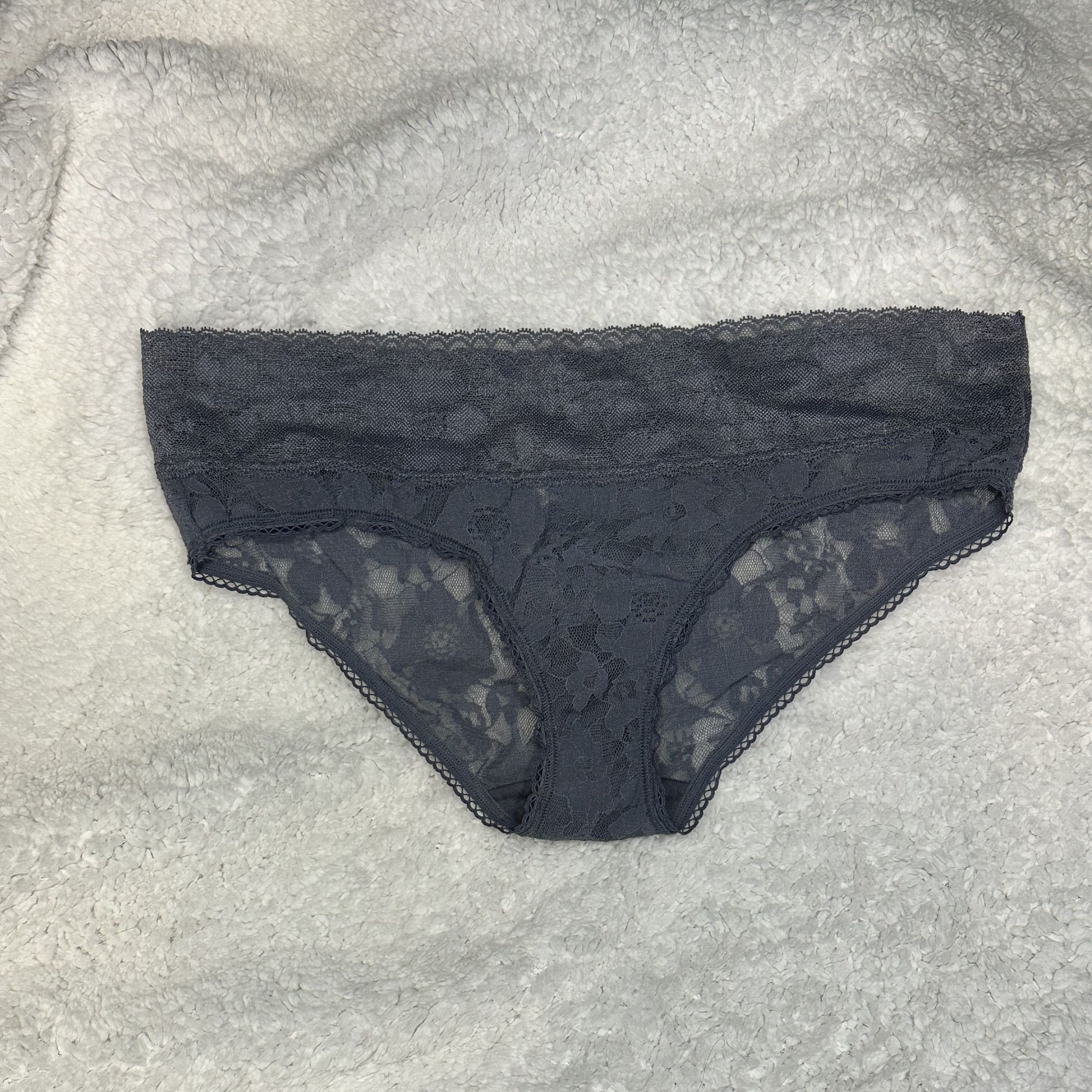 Worn Grey Bikini Panty