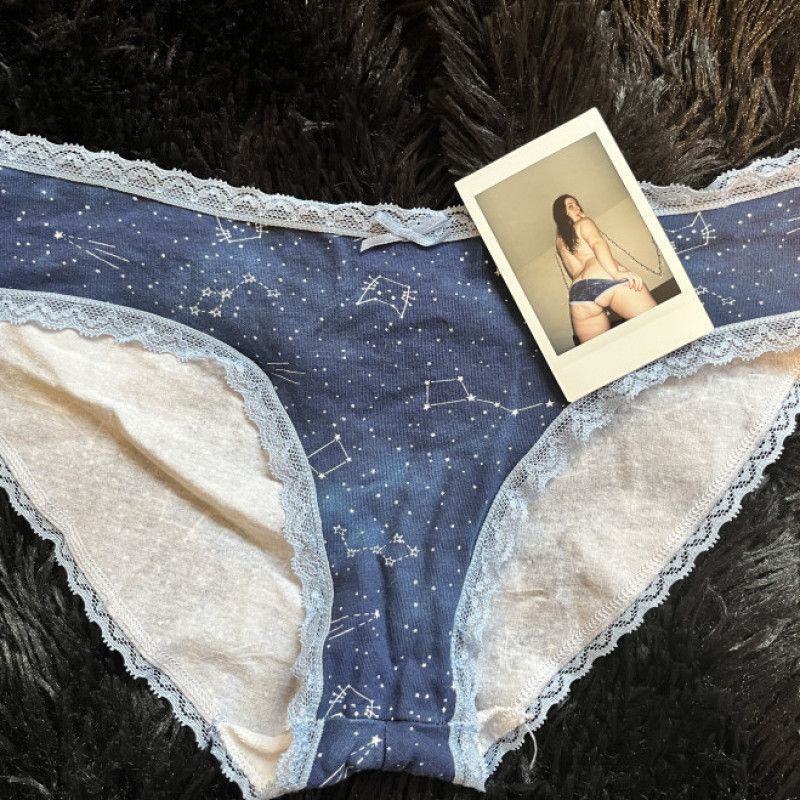 Galaxy Cat Panties and Polaroid Print