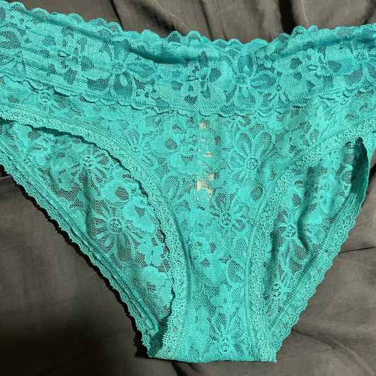 Dirty Lacy Blue Panties