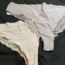 Pair of lace panties